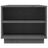 Coffee Table Grey 90x49x40.5 cm Solid Wood Pine 814401