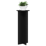 Plant Stand 2 pcs Black 40 x 100 cm Engineered Wood 899691