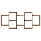 Wall Shelf Old Wood 159x18x65 cm Engineered Wood 853216
