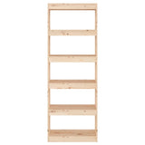 Book Cabinet/Room Divider 60x30x167.5 cm Solid Wood Pine 808173