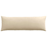 Sofa Pillows 2 pcs Cream 120 x 40 cm Fabric 42013815