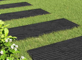Stepping Stone 6 pcs Black 60.5 x 25 x 2 cm Rubber 42030078