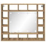 Mirror Cabinet Artisan Oak 91 x 15 x 76.5 cm Engineered Wood 879457
