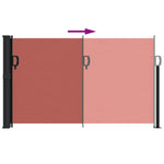 ZNTS Retractable Side Awning Terracotta 117x300 cm 4004288