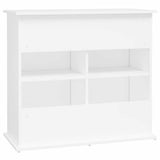 Aquarium Stand White 81x36x73 cm Engineered Wood 833623