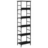 Bookshelf Black Oak 50x33x188.5cm Engineered Wood 882759