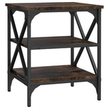 ZNTS Side Tables 2 pcs Smoked Oak 40x42x50 cm Engineered Wood 825777
