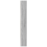 Bookcase Grey Sonoma 60x24x176 cm Engineered Wood 857826