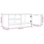 TV Cabinets 2 pcs High Gloss White 80x35x36.5cm Engineered Wood 811479