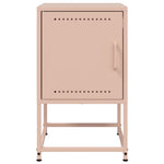 ZNTS Bedside Cabinet Pink 36x39x60.5 cm Steel 846448