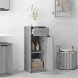 Bathroom Cabinet Grey Sonoma 32x34x90 cm Engineered Wood 817058