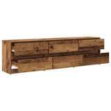 TV Units 2 pcs Old Wood 180 x 34 x 50 cm Engineered Wood 3385628