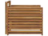 Outdoor Sofa Solid Acacia Wood Natural 3436359