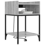 Bedside Cabinet Grey Sonoma 40 x 40 x 61 cm Engineered Wood 859476