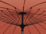 Garden Parasol with Aluminium Pole 270 cm Terracotta 47309