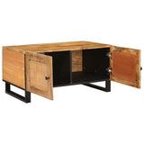 Coffee Table Natural 80 x 50 x 40 cm Solid Mango Wood 4018049
