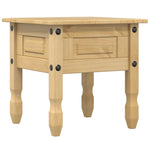 ZNTS Side Table Corona 50x50x50 cm Solid Wood Pine 4005664