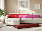 Cushion with Pillow HOUTEN 2 pcs Red Polyester 934450