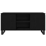 TV Cabinet Black Oak 104 x 35 x 50 cm Engineered Wood 881937