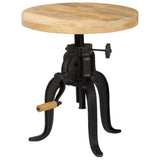 Side Table 45x cm Solid Mango Wood and Cast Iron 247587