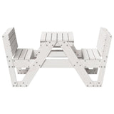 Picnic Table for Kids White 88x122x58 cm Solid Wood Pine 832602