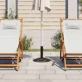 Umbrella Base Black and Bronze 9 kg 40 cm Cast Iron 47865