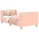 Children's Bed Frame with Headboard Pink 80 x 160 cm 42010855