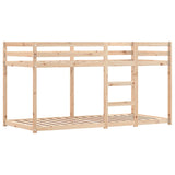 Bunk Bed without Mattress Blue 75x190 cm Small Single Solid Wood Pine 3283911
