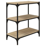 Book Cabinet Sonoma Oak 60x33x70.5 cm Engineered Wood and Steel 819323