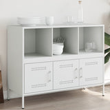 ZNTS Sideboard White 100.5x39x79 cm Steel 843095