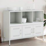 Sideboard White 100.5x39x79 cm Steel 843095