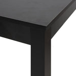 ZNTS Bar Table MDF Black 115x55x107 cm 240378