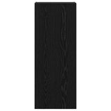 TV Wall Cabinet Black Oak 40.5 x 30 x 102 cm Engineered Wood 882941