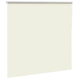 Roller Blind Blackout Off White 150x150 cm Fabric Width 146.6 cm Polyester 4011658
