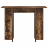 Console Table Smoked Oak 100 x 30 x 75 cm Engineered Wood 8001171