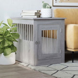Dog Crate Furniture Grey Sonoma 55x75x65 cm Engineered Wood 838321