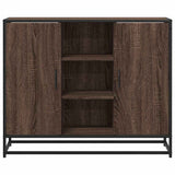 Sideboard Brown Oak 92x35x76 cm Engineered Wood 849018