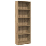 Bookcase Artisian Oak 60x24x176 cm Engineered Wood 857829