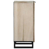 Sideboard White 40 x 33 x 75 cm Solid mango wood 4017996