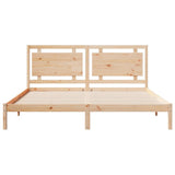 Extra Long Bed Frame without Mattress 200x220 cm Solid Wood 3309207