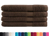 Premium Sauna Towels "SOLUND" 4 pcs Brown 80x200 cm 600 gsm 137243
