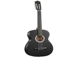 39 Inch Round Barrel Basswood Classical Folk Guitar including gig bag, spare strings, 70286762