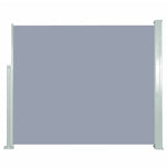 ZNTS Retractable Side Awning 120 x 300 cm Grey 45363