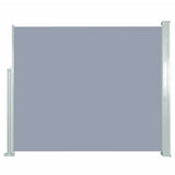 ZNTS Retractable Side Awning 120 x 300 cm Grey 45363