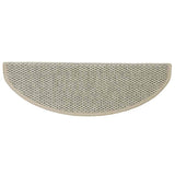 Stair Mats Self-adhesive Sisal-Look 15 pcs 65x21x4 cm Light Green 326875