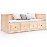 Day Bed without Mattress 90x190 cm Single Solid Wood Pine 820911