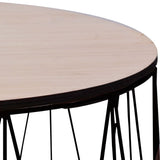 Coffee Table 2 pcs Black 287663