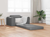 Folding Sofa Bed Dark Grey 98 x 71 x 83 cm Fabric 42030501