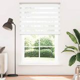 Zebra Blind White 145x200 cm Fabric Width 140.9 cm Polyester 4014790