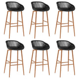 7 Piece Bar Set Black 3057392